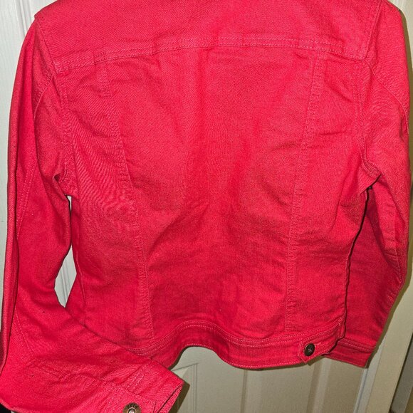 Parasuco Hot Red Pink Denim Jacket❤️💗 - Picture 3 of 7